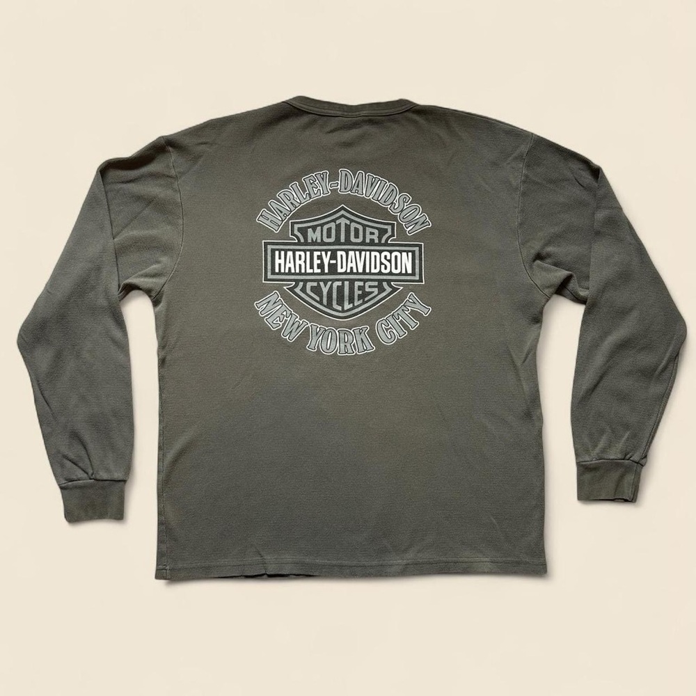 2009 Harley Davidson New York City ‘ Ride With Pride ‘ Thermal Long Sleeve Tee